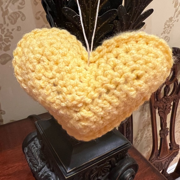 Hand Crocheted Heart Christmas Ornaments! - Picture 3 of 10